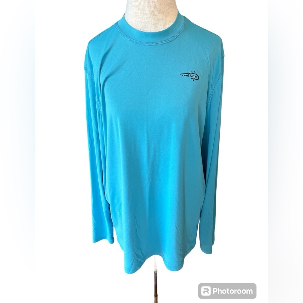 Reel Life Mens Sun Ray Defender Series Long Sleeve Shirt Size M